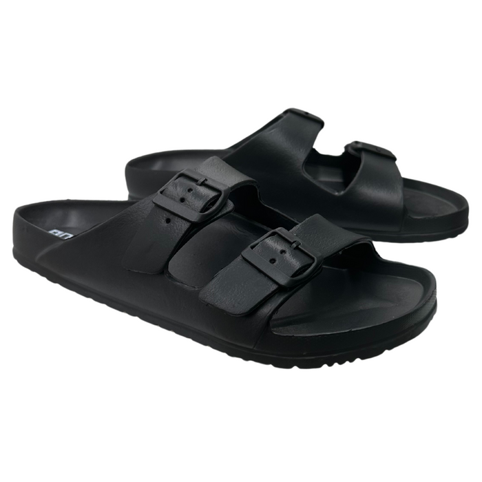 Чорні чоловічі шльопанці на пряжках News