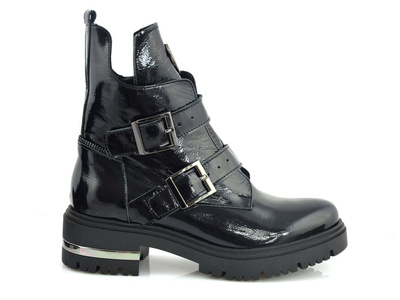 Trapery LEMAR 60310 czarne lakierowane