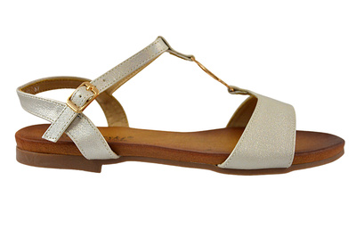 Sandały S. Barski SS27-77 złote