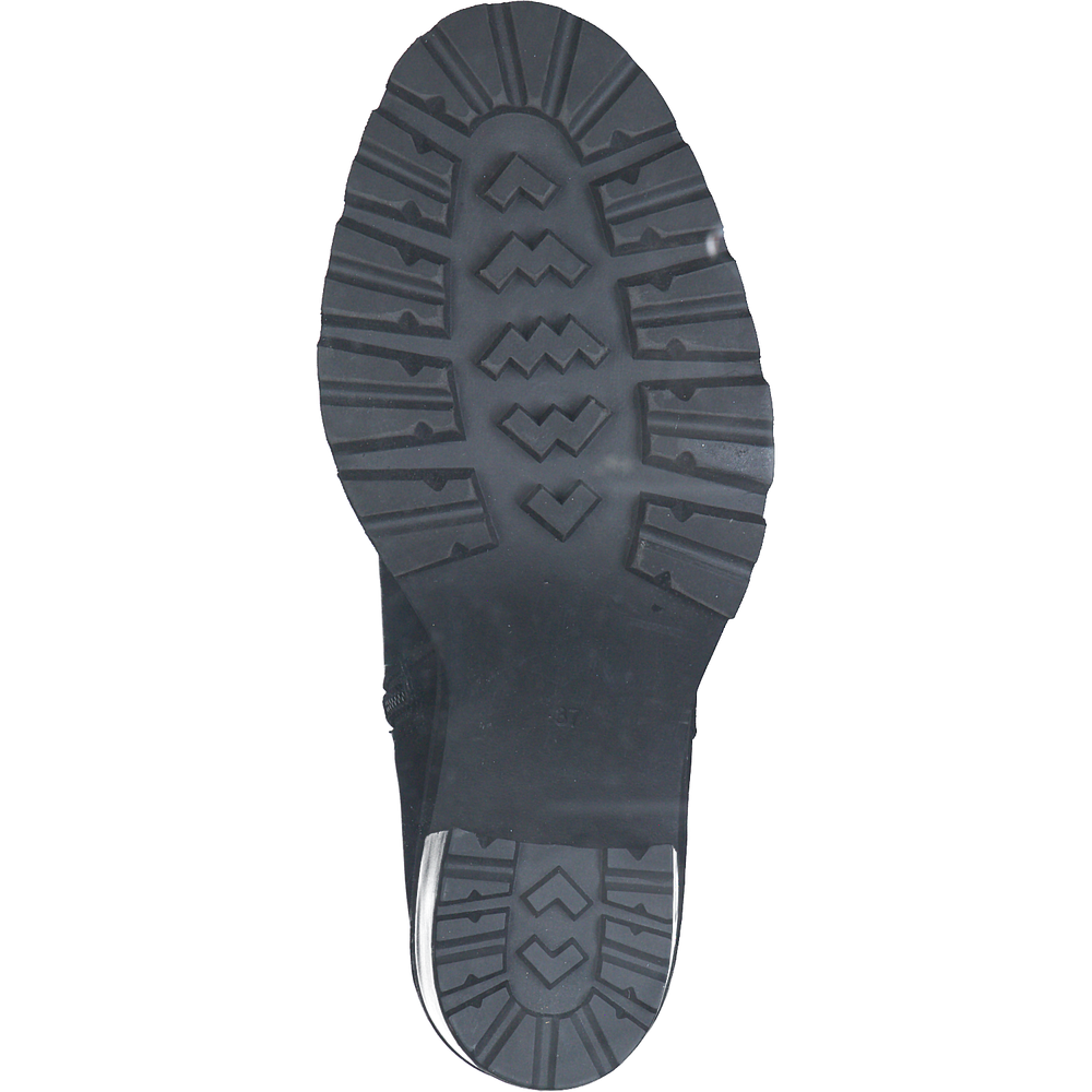 Черевики челсі на високому каблуці, чорні, 2-25451-41 Marco Tozzi