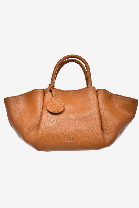 Shopperka damska duża do ręki i na ramię camel