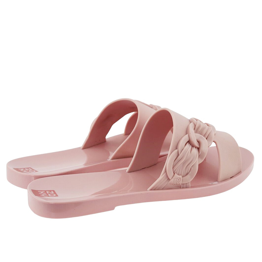 Klapki damskie beżowe ZAXY