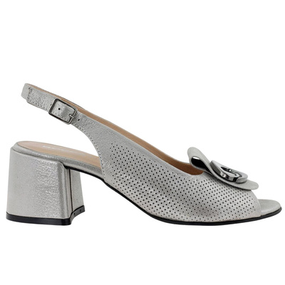 Босоніжки Boccato, сірі ажурні Boccato