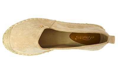 Espadryle eVento 22TX35-4592 beżowe