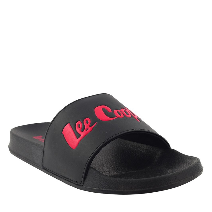 Męskie czarne klapki Lee Cooper