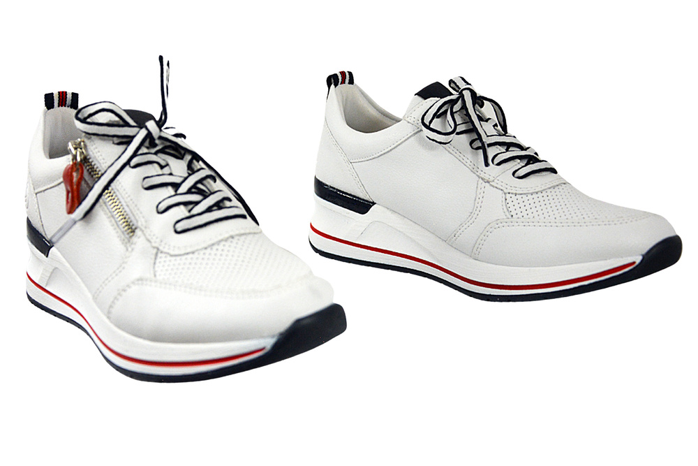 Sneakersy Remonte D3207-80 białe