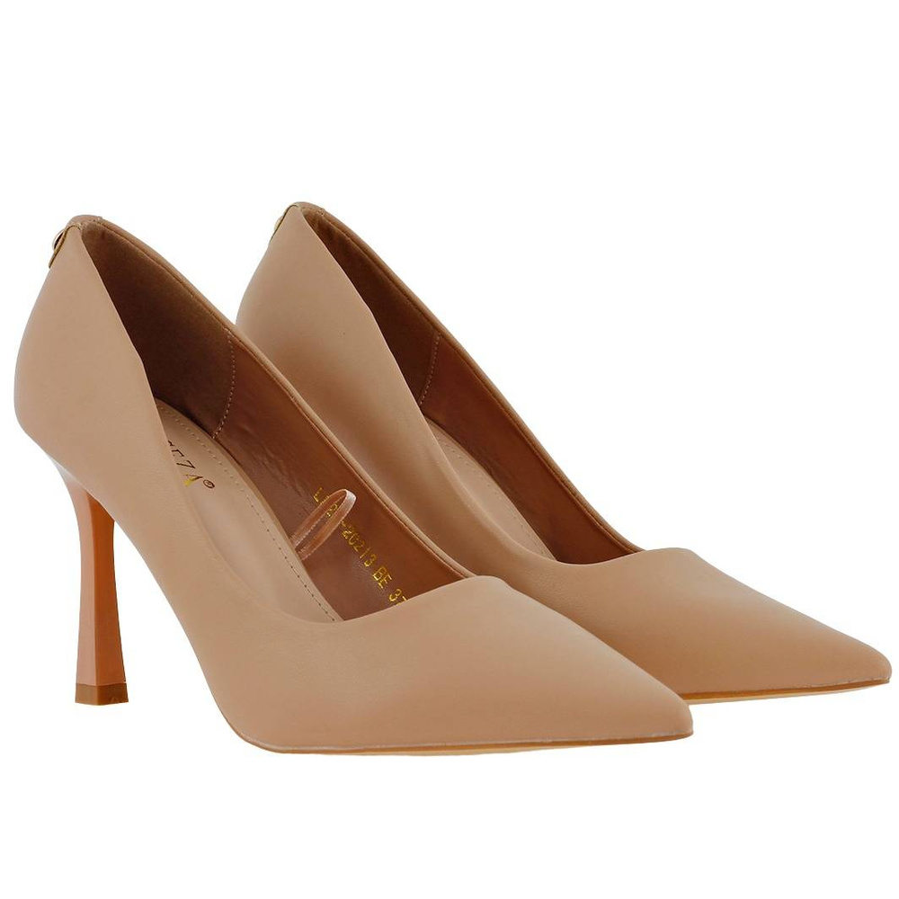 Модні бежеві жіночі туфлі Vinceza