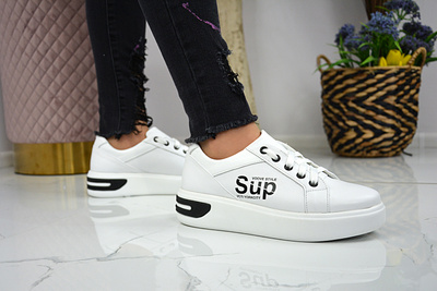 Sneakersy El Passo 1658 białe