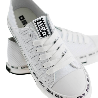 Жіночі білі кросівки Big Star з екошкіри