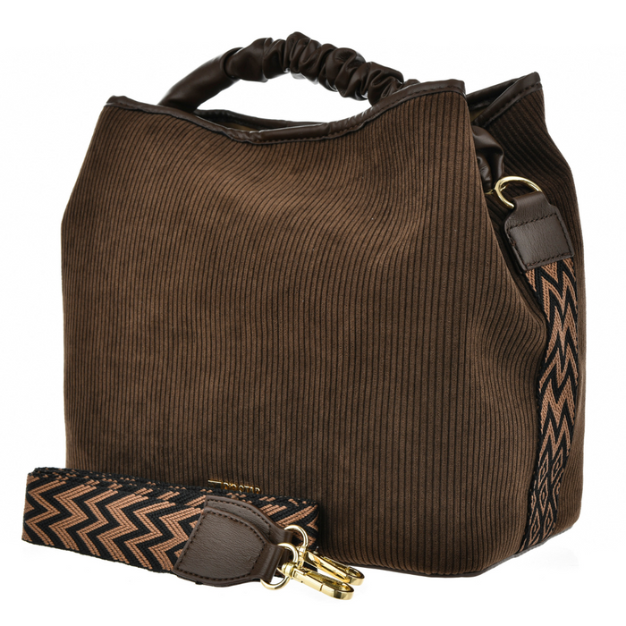 Коричнева простора жіноча сумка Big Star