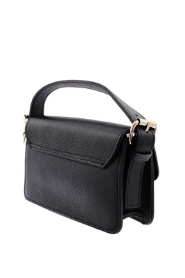 Mała stylowa torebka na łańcuszku ze skóry licowej Ryłko