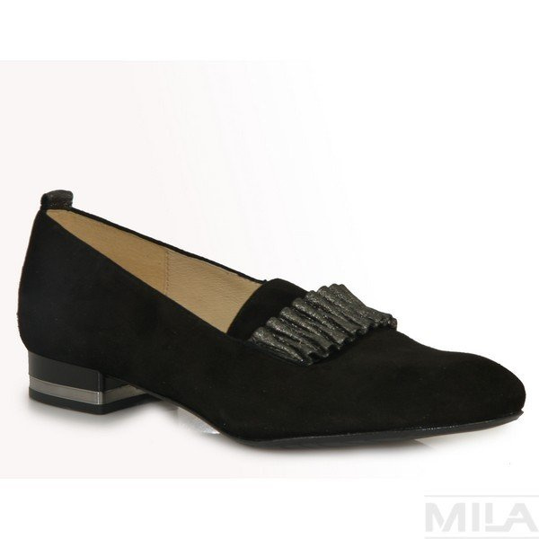 MOKASYNY GAMIS 3903 CZARNY ZAMSZ