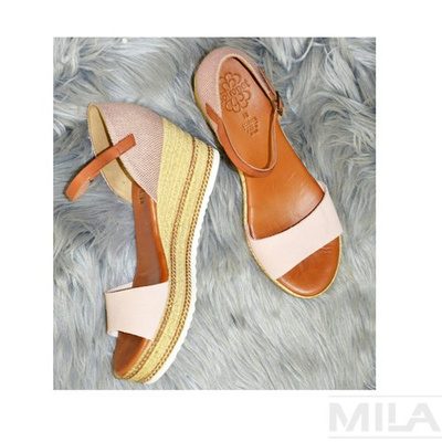 Босоніжки на танкетці PORRONET POR 2438 ROSA