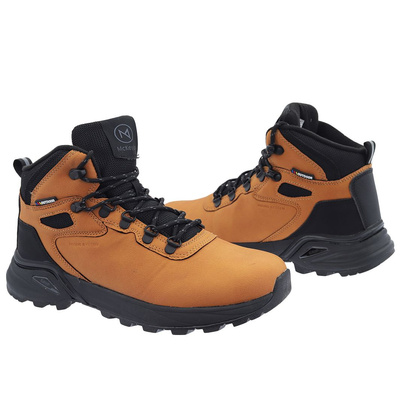 Buty trekkingowe męskie sznurowane camel