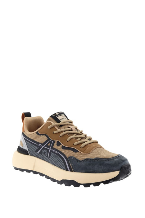 Brązowe buty sportowe męskie przewiewne