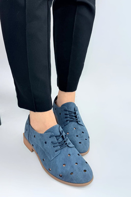 Ажурні золоті туфлі на підборах