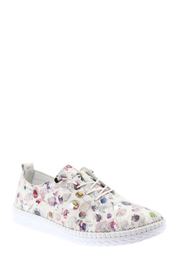 Kolorowe półbuty damskie skórzane