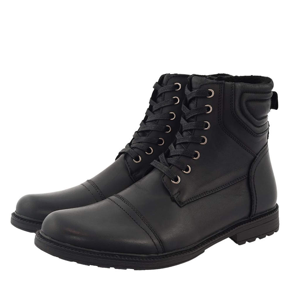 Чорні чоловічі шкіряні чоботи T. Sokolski