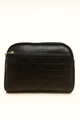 Жіноча чорна сумочка з подвійною ручкою і ремінцем Big Star