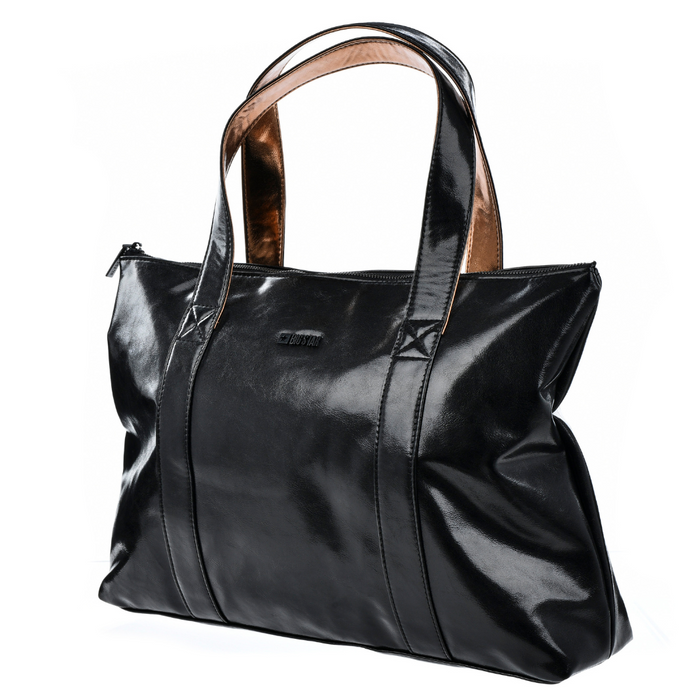 Чорна сумка з довгими ручками Big Star