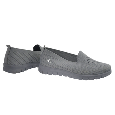 Tenisówki damskie szare wsuwane Potocki