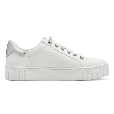 Білі жіночі кросівки на платформі Marco Tozzi