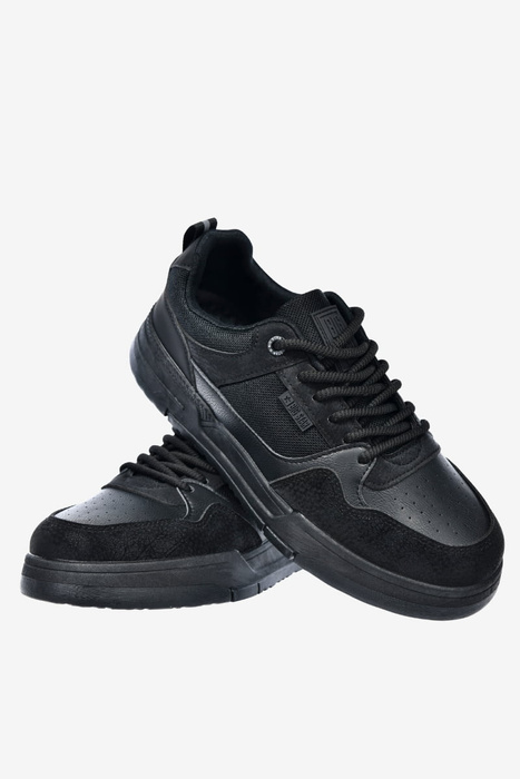 Czarne sneakersy męskie sznurowane