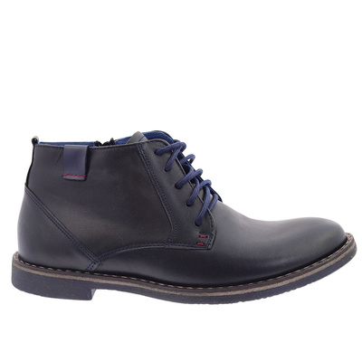 Чорні шкіряні туфлі на шнурівці та блискавці, плоскі Нікополь