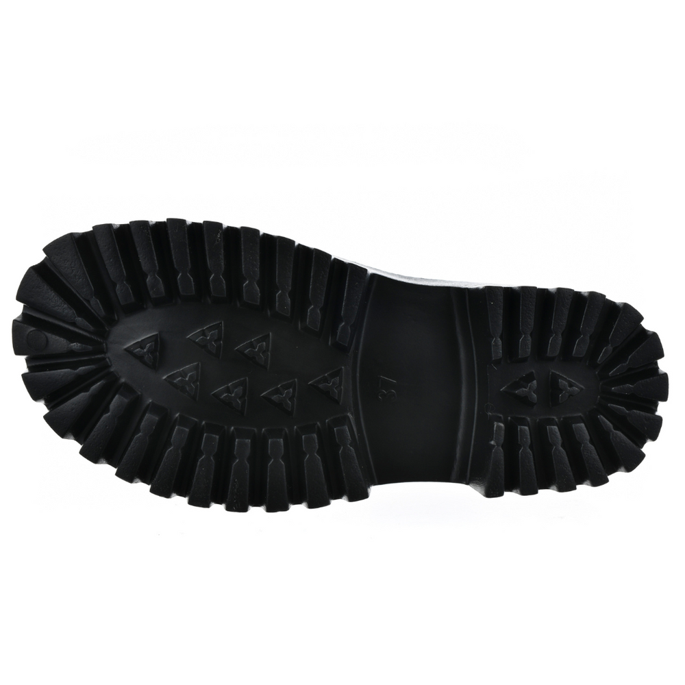 Klapki damskie czarne kryte na klocku z platformą Big Star