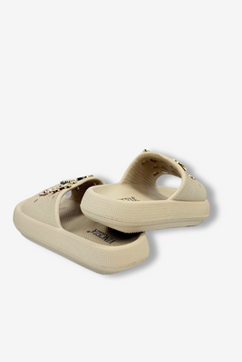 Бежеві жіночі поролонові шльопанці Vinceza