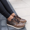 Sneakersy damskie Taupe Comb 1-23602-41 Tamaris