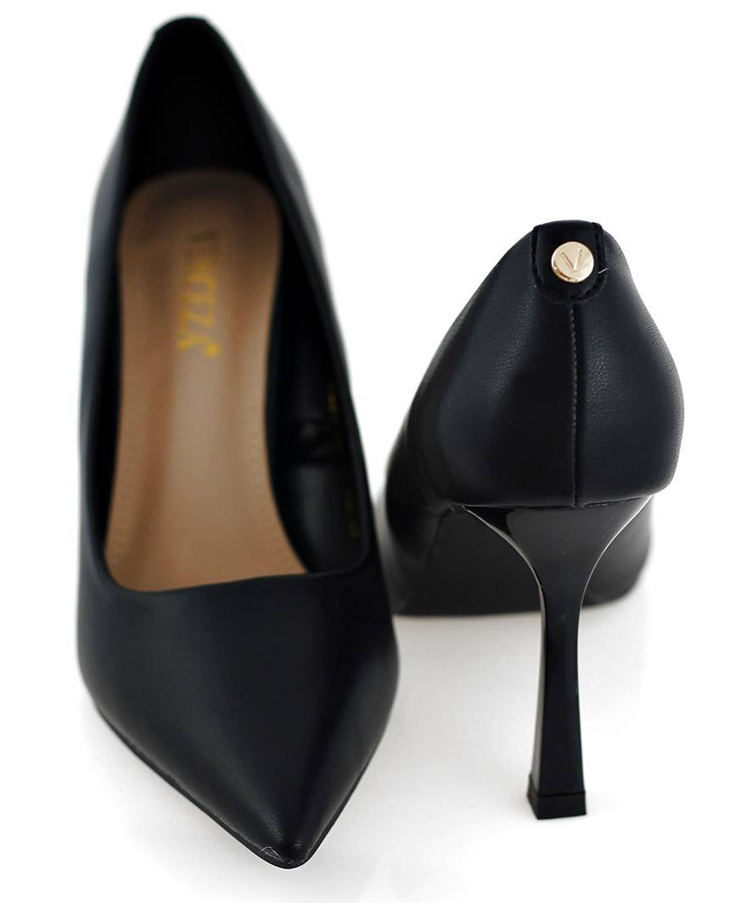 Eleganckie szpilki damskie w kolorze czarnym Vinceza