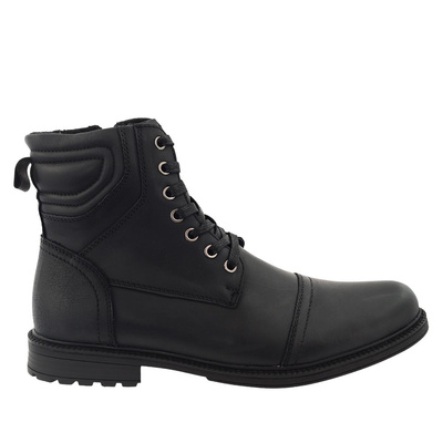 Чорні чоловічі шкіряні чоботи T. Sokolski