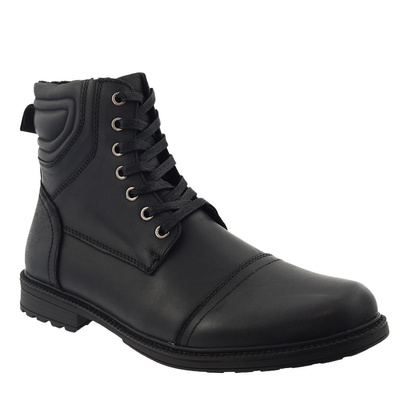 Чорні чоловічі шкіряні чоботи T. Sokolski