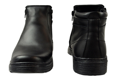 Botki męskie Mariusz 565 czarne