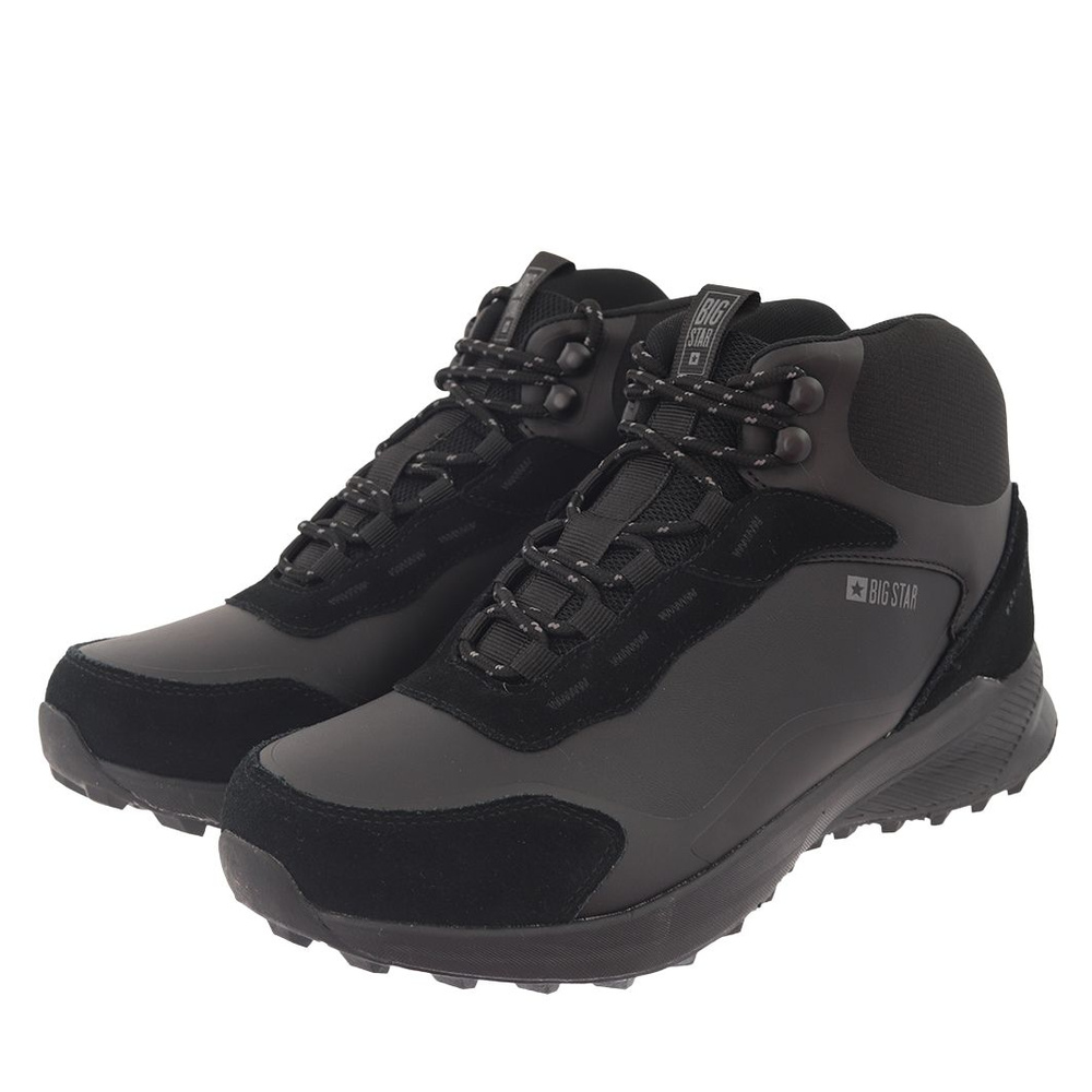 Buty trekingowe męskie czarne Big Star