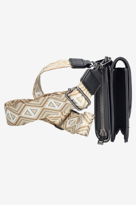 Велика бежева шкіряна сумка Ryłko