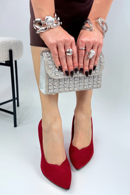 Чорні замшеві ботильйони на блискавці ззаду