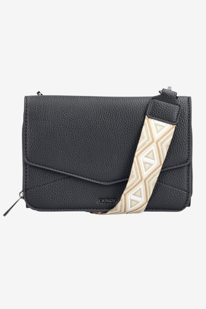 Велика бежева шкіряна сумка Ryłko