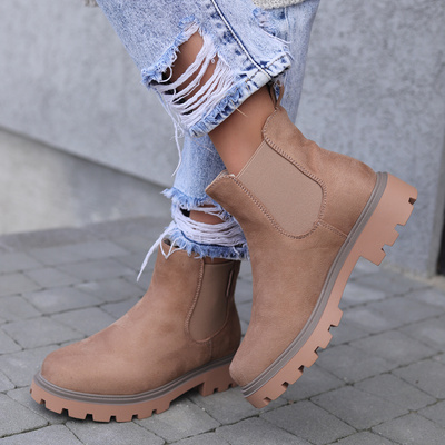 Бежеві черевики челсі Big Star