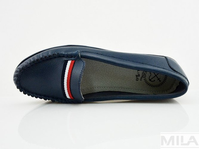 Stylowe mokasyny Filippo w kolorze granatowym DP652/19