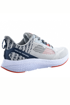 Lekkie szare sneakersy męskie sznurowane Big Star