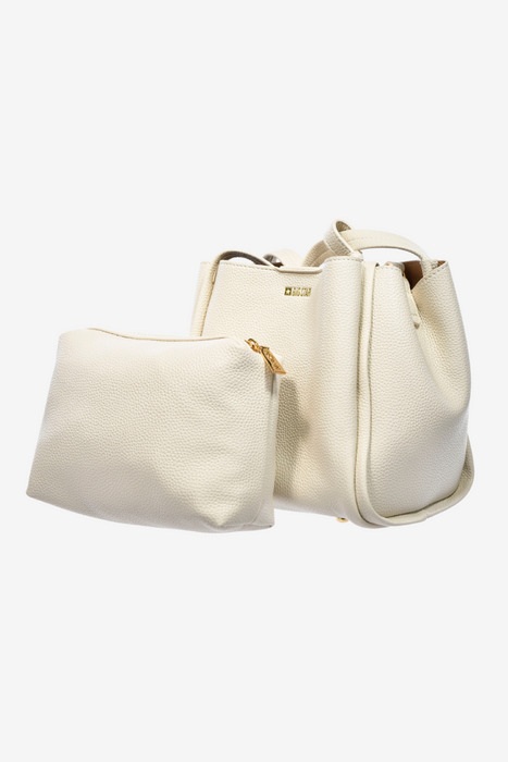 Torebka biała z kosmetyczką 2w1 Big Star