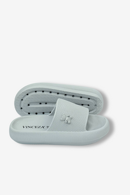 Бежеві жіночі поролонові шльопанці Vinceza