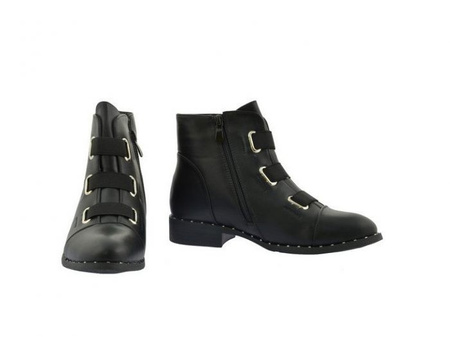 Stylowe botki Filippo z gumką DBT527/18