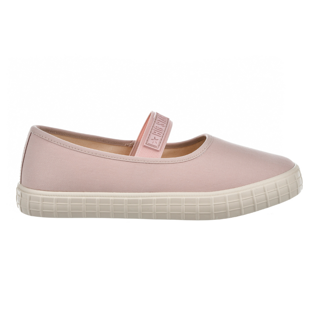 Жіночі кросівки на резинці нюдового кольору Big Star