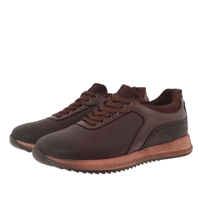 Półbuty sportowe męskie khaki T.Sokolski