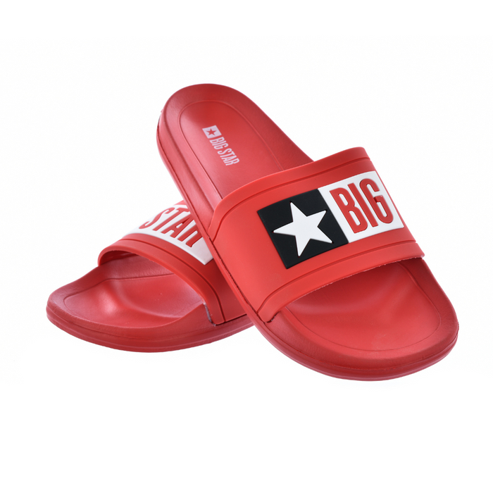 Червоні жіночі шльопанці Big Star DD274A267