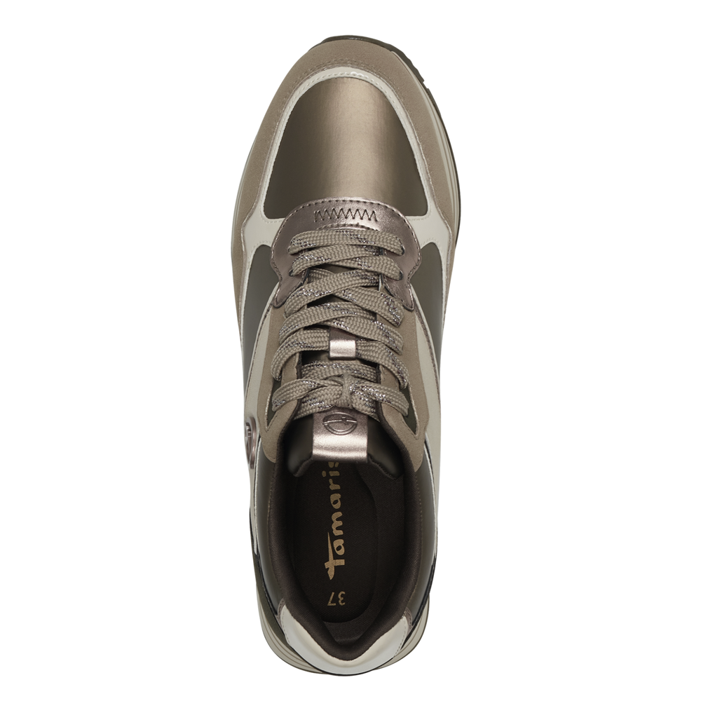 Buty sportowe damskie olive comb Tamaris