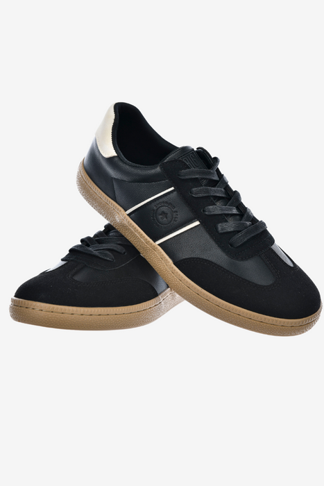 Półbuty sportowe męskie czarne sznurowane Big Star